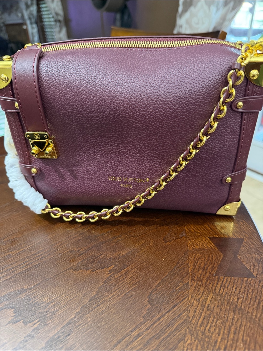 Burgundy Crossbody Bag Like New